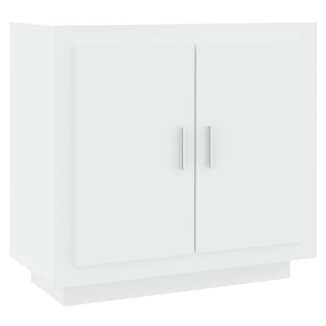 Berkfield Home Sideboard White 80x40x75 cm Engineered Wood - Size: 80 x 40 x 75 cm - image 1