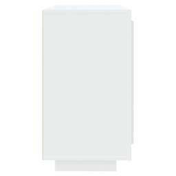 Berkfield Home Sideboard White 80x40x75 cm Engineered Wood - Size: 80 x 40 x 75 cm - thumbnail 4