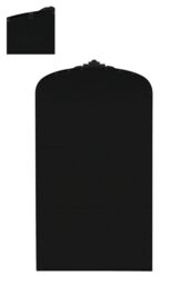 "MirrorOutlet Black Metal Framed Arched Wall Mirror 68"" X 38"" (174CM X 96CM) - Size: 1 Pack" - thumbnail 5