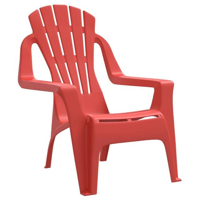 Berkfield Home Beautiful Garden Chairs 2 pcs for Children Red 37x34x44 cm PP Woo - Size: 37 x 34 x 44 cm