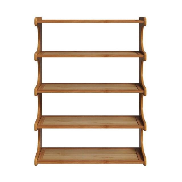 SPETLEK 5 TIERS BAMBOO SHOE RACK in Brown - image 1