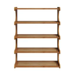 SPETLEK 5 TIERS BAMBOO SHOE RACK in Brown - thumbnail 1