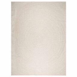 Berkfield Home Rug ZIZUR Cream 240x340 cm Jute Look Indoor & Outdoor - Size: Medium - thumbnail 3