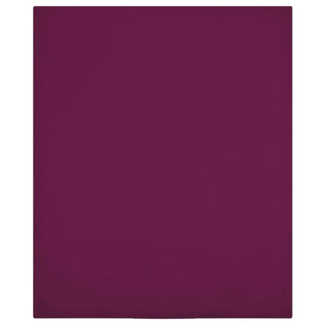 Berkfield Home Jersey Fitted Sheet Bordeaux 180x200 cm Cotton in Wine - image 1
