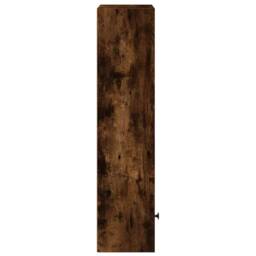 Berkfield Home Bookcase Smoked Oak 31x24x102 cm Engineered Wood in Brown - Size: 31 x 24 x 102 cm - thumbnail 6