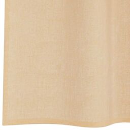Berkfield Home Voile Curtains with Rod Pockets 2 pcs Sand in Brown - thumbnail 6