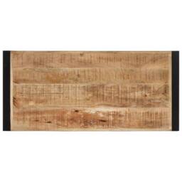 Berkfield Home Coffee Table 120x55x40 cm Solid Wood Mango in Brown - Size: 120 x 55 x 40 cm - thumbnail 3
