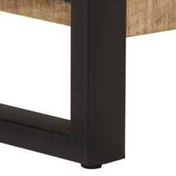 Berkfield Home Coffee Table 120x55x40 cm Solid Wood Mango in Brown - Size: 120 x 55 x 40 cm - thumbnail 5