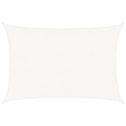 Berkfield Home Sunshade Sail 160 g/m¬≤ White 3.5x5 m HDPE - thumbnail 1