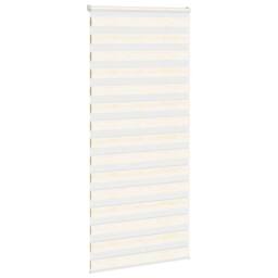 Berkfield Home Elegant Zebra Blind Marble Beige 115x200 cm Fabric Width 110.9 cm - thumbnail 1