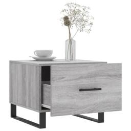 Berkfield Home Coffee Tables 2 pcs Grey Sonoma 50x50x40 cm Engineered Wood - Size: 50 x 50 x 40 cm - thumbnail 4