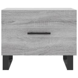 Berkfield Home Coffee Tables 2 pcs Grey Sonoma 50x50x40 cm Engineered Wood - Size: 50 x 50 x 40 cm - thumbnail 6