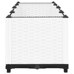 Berkfield Home Raised Bed 160x40x38 cm Polypropylene in White - Size: 160 x 40 x 38 cm - thumbnail 5