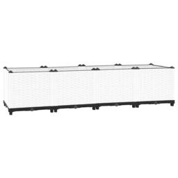 Berkfield Home Raised Bed 160x40x38 cm Polypropylene in White - Size: 160 x 40 x 38 cm - thumbnail 2