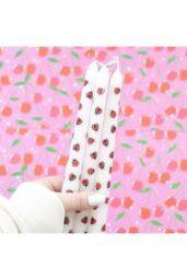 KDMD Set of 3 Love Bug Ladybird Taper Candles in White - thumbnail 2