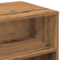 Berkfield Home TV Cabinet Artisian Oak 120x40x40 cm Engineered Wood in Brown - Size: 120 x 40 x 40 cm - thumbnail 7