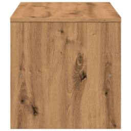 Berkfield Home TV Cabinet Artisian Oak 120x40x40 cm Engineered Wood in Brown - Size: 120 x 40 x 40 cm - thumbnail 5