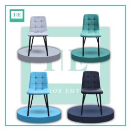 Interior Emporium Ltd IE Nordic Rock Extendable Ceramic Dining Table (White) - with 4 Static Chairs (Black, Grey, Green, Teel) in White - thumbnail 5