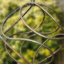 Poppyforge Fairy Catcher Empty - Ready to Rust Hanging Ornament - Steel - BM/RtR in Brown - thumbnail 2
