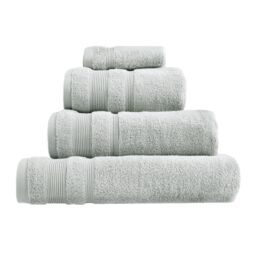 Allure Bath Fashions Luxury Zero Twist Egyptian Cotton Towels in Light Grey
