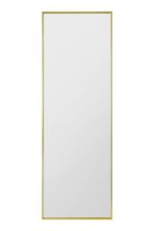 "MirrorOutlet Gold Aluminium Edged Wall Mirror 67"" X 23"" (170CM X 58CM) - Size: 1 Pack" - thumbnail 4