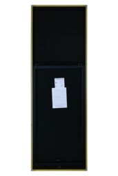 "MirrorOutlet Gold Aluminium Edged Wall Mirror 67"" X 23"" (170CM X 58CM) - Size: 1 Pack" - thumbnail 6