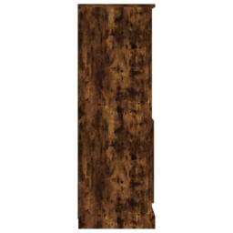 Berkfield Home Highboard Smoked Oak 60x35.5x103.5 cm Engineered Wood in Brown - thumbnail 7