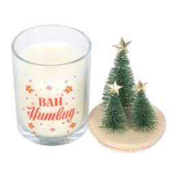 Something Different Bah Humbug Orange & Clove Candle in White - thumbnail 2