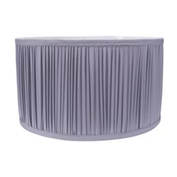 ValueLights Jess Fabric Ruched Pleated Ceiling Floor Table Large Drum Lamp Shade in Baby Blue - thumbnail 2