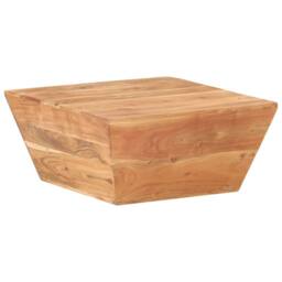 Berkfield Home Coffee Table V-shape 66x66x30 cm Solid Acacia Wood in Brown - Size: 66 x 66 x 30 cm - thumbnail 1