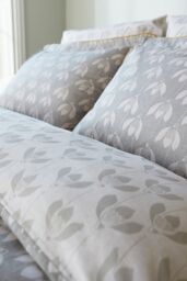 Scion 'Snow Drop Cotton' Cushion in Light Beige - Size: 50 cm x 30 cm - thumbnail 3
