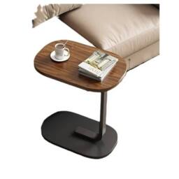 SPETLEK C Shaped Side Table Stable Walnut in Brown - thumbnail 4
