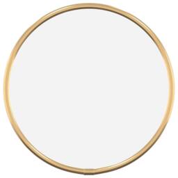Berkfield Home Wall Mirror Gold √ò 20 cm Round - thumbnail 1
