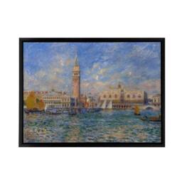 "Artery8 Renoir Venice The Doges Palace 1881 Framed Canvas Wall Art Print - Size: W12"" x H16""" - thumbnail 1
