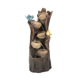 Primrose Birds Nest Family Tree Tiered Cascade Outdoor Garden Water Feature in Natural - thumbnail 4
