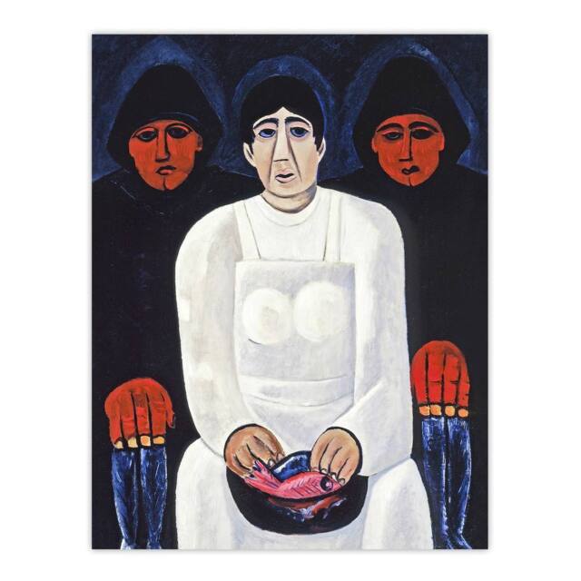 "Artery8 The Lost Felice Oil Painting Marsden Hartley Wall Art Poster Print - Size: W24"" x H32""" - image 1