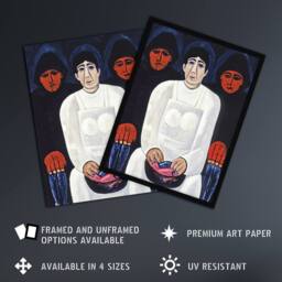 "Artery8 The Lost Felice Oil Painting Marsden Hartley Wall Art Poster Print - Size: W24"" x H32""" - thumbnail 2
