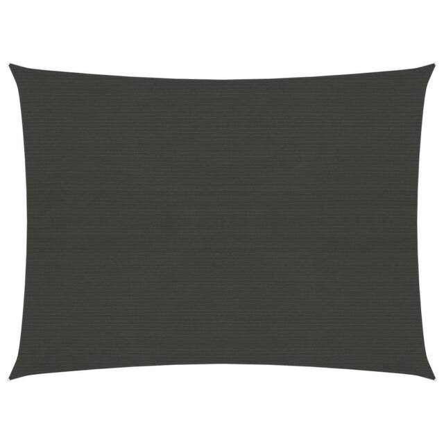 Berkfield Home Sunshade Sail 160 g/m ² Anthracite 2x2.5 m HDPE in Black - image 1