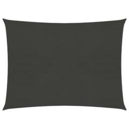 Berkfield Home Sunshade Sail 160 g/m ² Anthracite 2x2.5 m HDPE in Black - thumbnail 1