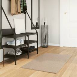 Berkfield Home Rug HUARTE Short Pile Soft & Washable Sand 60x110 cm in Light Sand - Size: Medium - thumbnail 2