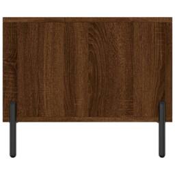 Berkfield Home Coffee Table Brown Oak 90x50x40 cm Engineered Wood - Size: 90 x 50 x 40 cm - thumbnail 7
