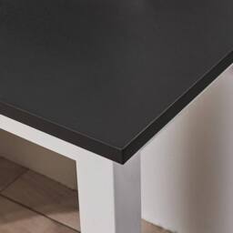 VOGREX Black 120cm Simple Corner Computer Desk Home Office Laptop Table - thumbnail 3