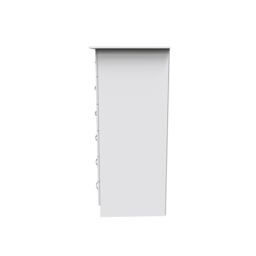 Ready Assembled 2 U Hampshire 1 Door 5 Drawer Childrens Wardrobe (Ready Assembled) in White - thumbnail 2
