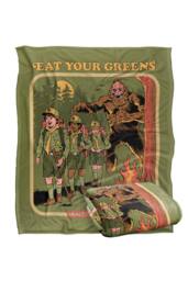Steven Rhodes Eat Your Greens Silky Touch Super Soft Throw Blanket - Size: Small - thumbnail 2