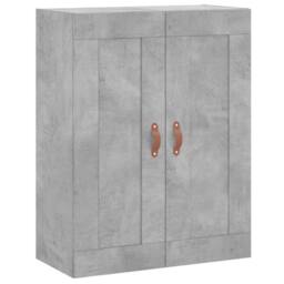 Berkfield Home Wall Mounted Cabinet Concrete Grey 69.5x34x90 cm Engineered Wood