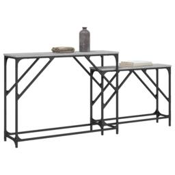 Berkfield Home Nesting Console Tables 2 pcs Grey Sonoma Engineered Wood - thumbnail 3