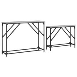 Berkfield Home Nesting Console Tables 2 pcs Grey Sonoma Engineered Wood - thumbnail 5