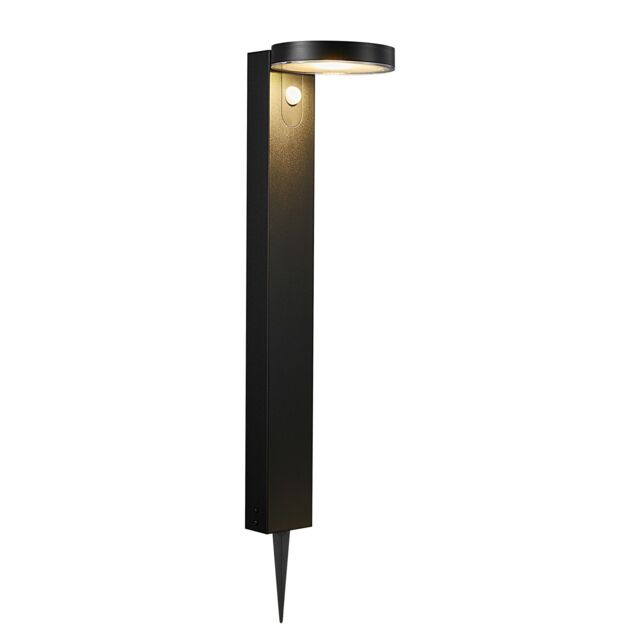 Nordlux Modern Outdoor Garden Post Black Stainless steel SolarLed Light, IP44 - image 1