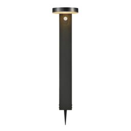Nordlux Modern Outdoor Garden Post Black Stainless steel SolarLed Light, IP44 - thumbnail 2