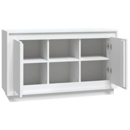 Berkfield Home Sideboard White 102x35x60 cm Engineered Wood - Size: 102 x 35 x 60 cm - thumbnail 6